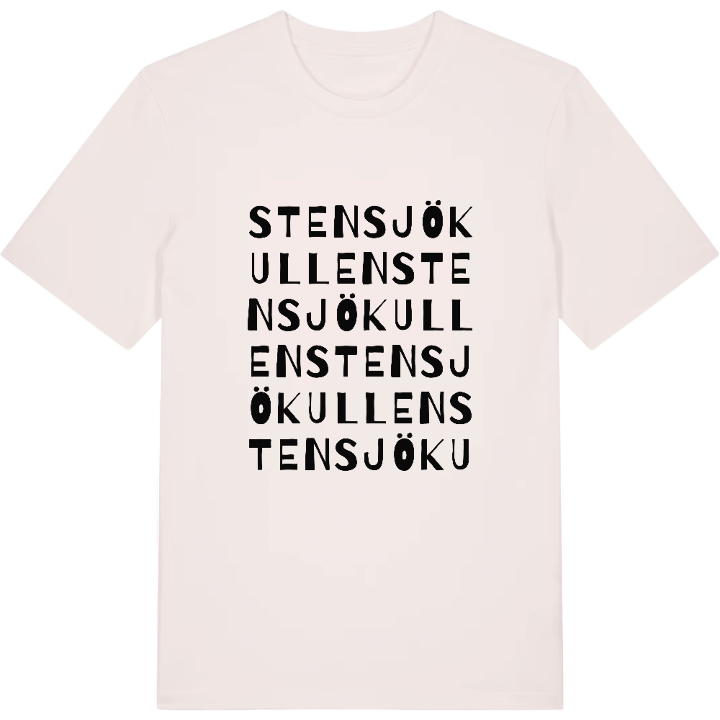 Stensjökullen ordlek t-shirt – t-shirt från PinShirt