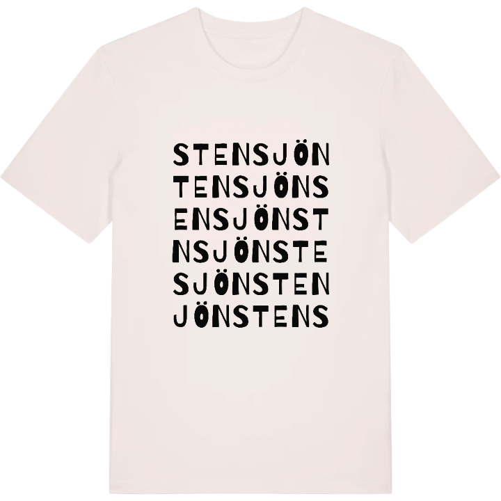 Stensjön ordlek t-shirt – t-shirt från PinShirt