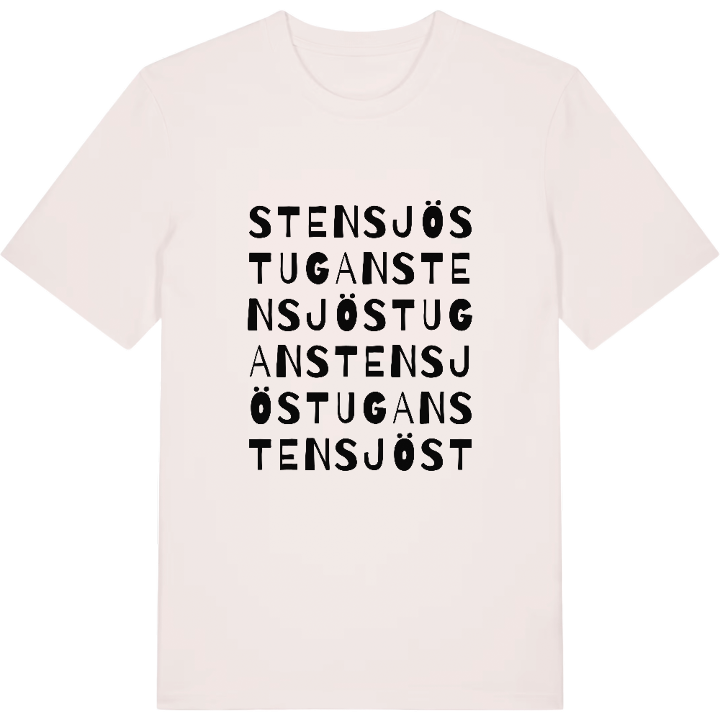 Stensjöstugan ordlek t-shirt – t-shirt från PinShirt