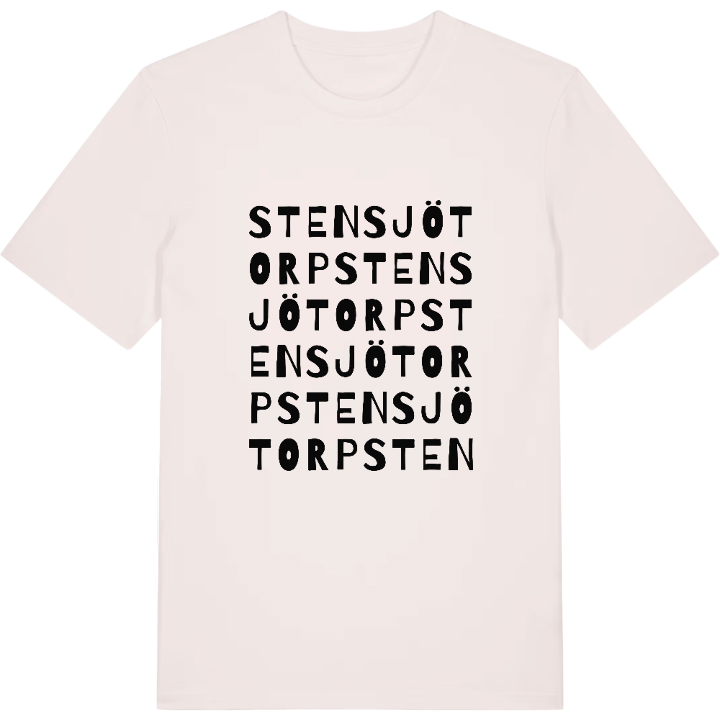 Stensjötorp ordlek t-shirt – t-shirt från PinShirt