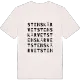 Stenskärvet ordlek t-shirt