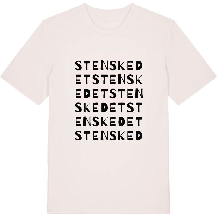 Stenskedet ordlek t-shirt – t-shirt från PinShirt