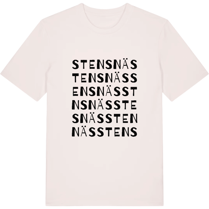 Stensnäs ordlek t-shirt – t-shirt från PinShirt