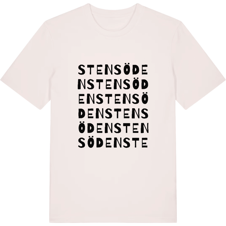 Stensöden ordlek t-shirt – t-shirt från PinShirt