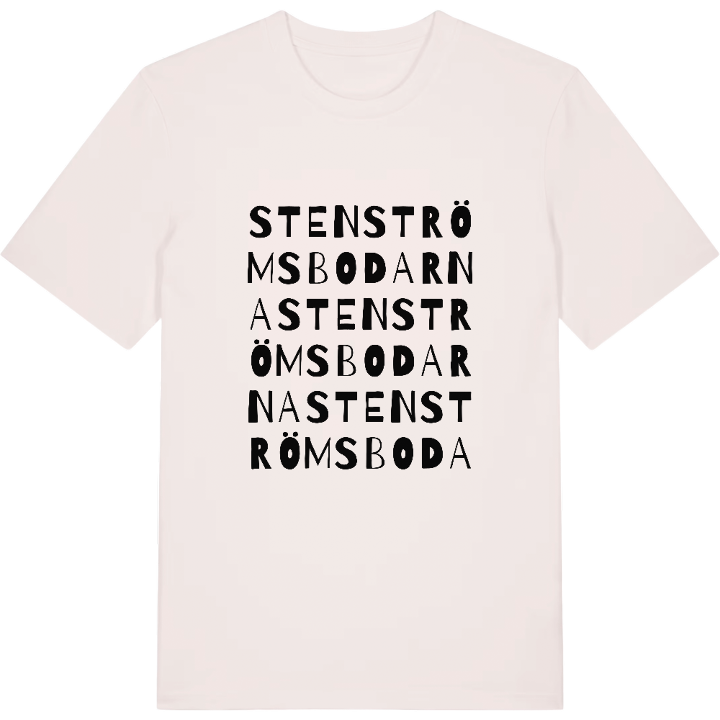 Stenströmsbodarna ordlek t-shirt – t-shirt från PinShirt