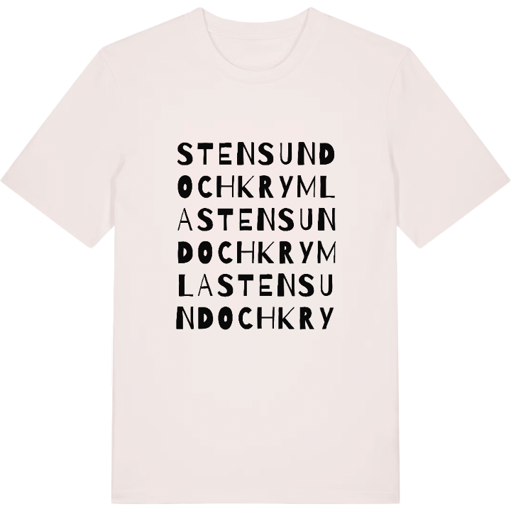 Stensund och Krymla ordlek t-shirt – t-shirt från PinShirt
