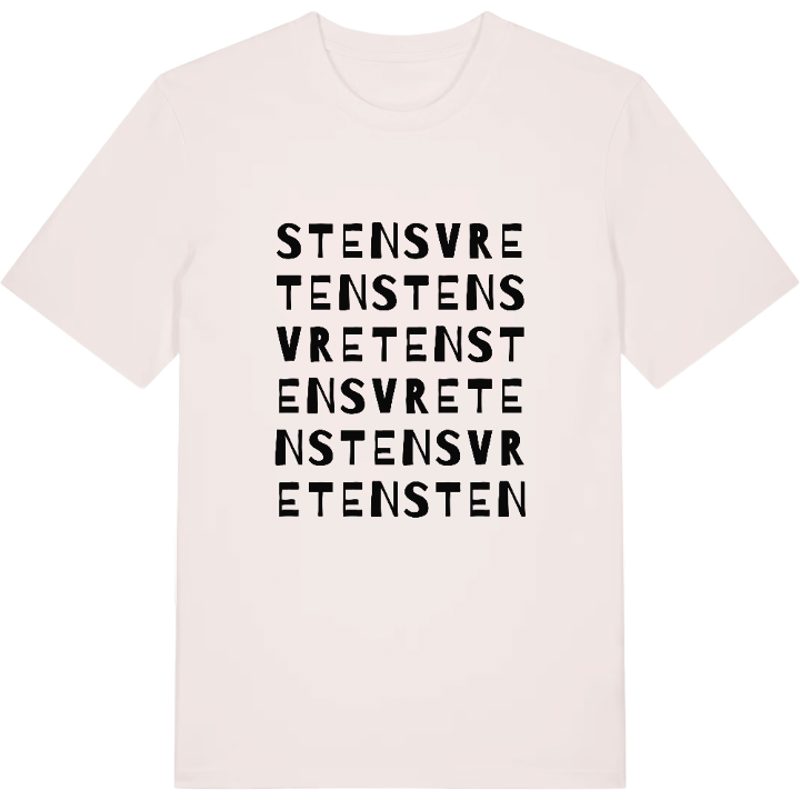 Stensvreten ordlek t-shirt – t-shirt från PinShirt