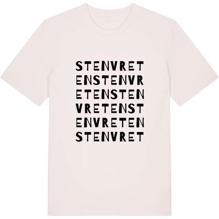 Stenvreten ordlek t-shirt – t-shirt från PinShirt