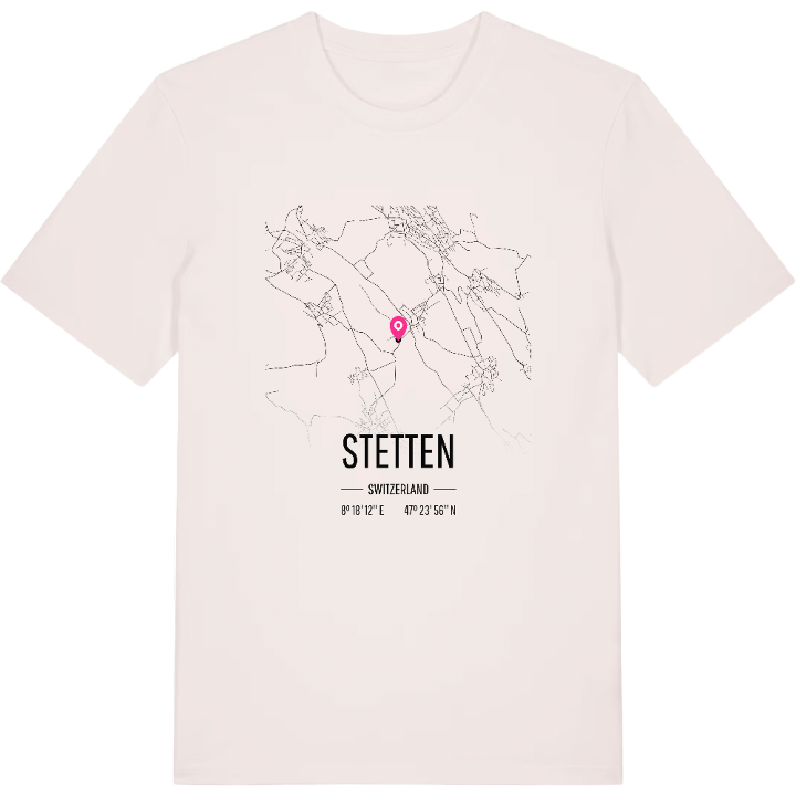 Stetten karta t-shirt – t-shirt från PinShirt