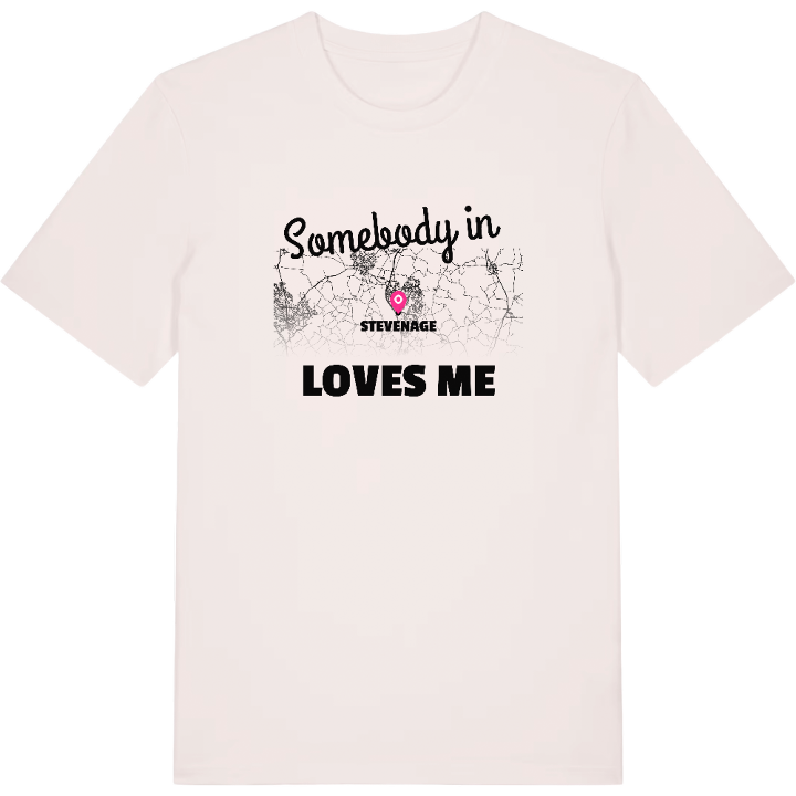 Någon i Stevenage älskar mig t-shirt – t-shirt från PinShirt