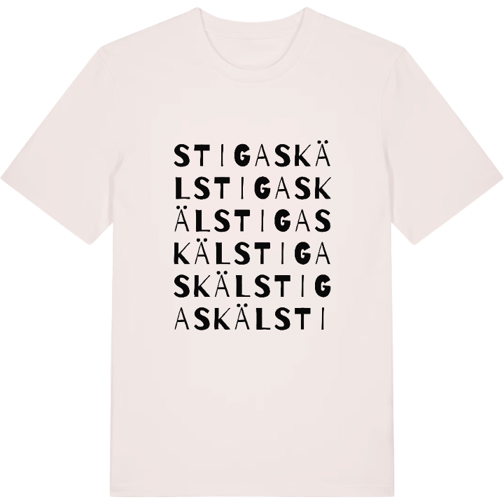 Stigaskäl ordlek t-shirt – t-shirt från PinShirt