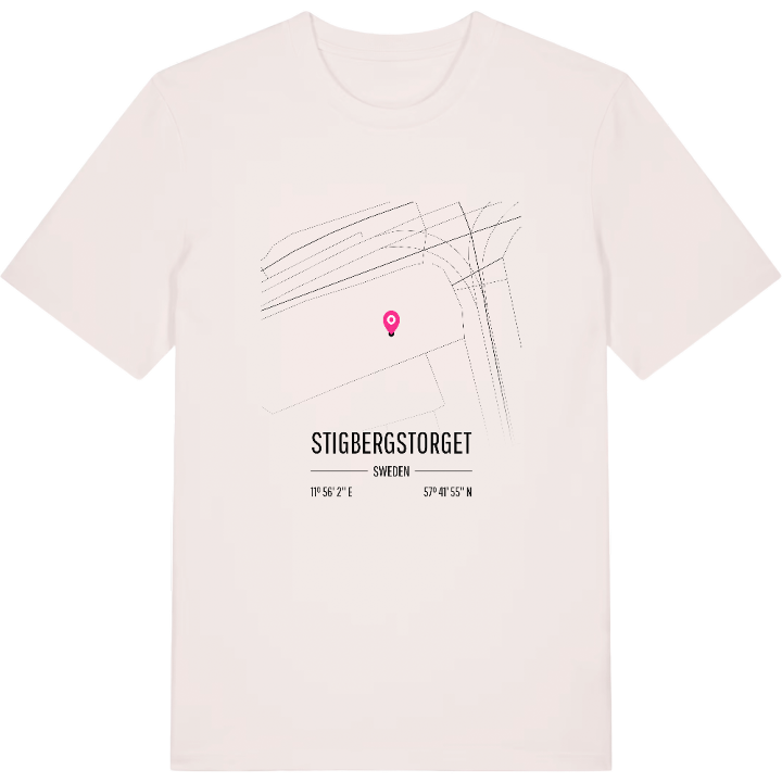 Stigbergstorget karta t-shirt – t-shirt från PinShirt