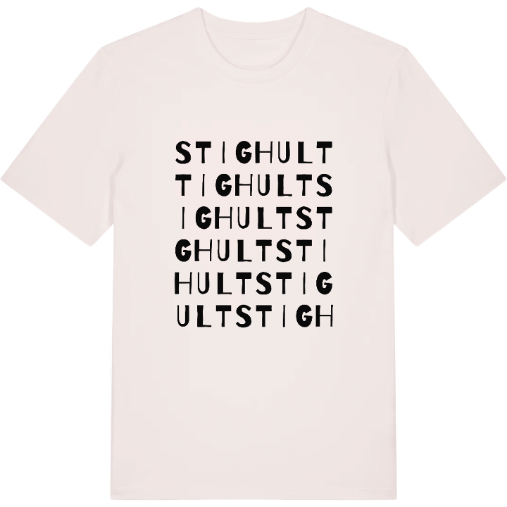 Stighult ordlek t-shirt – t-shirt från PinShirt