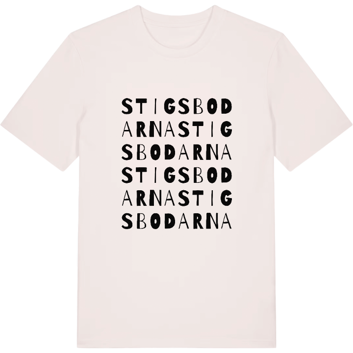 Stigsbodarna ordlek t-shirt – t-shirt från PinShirt