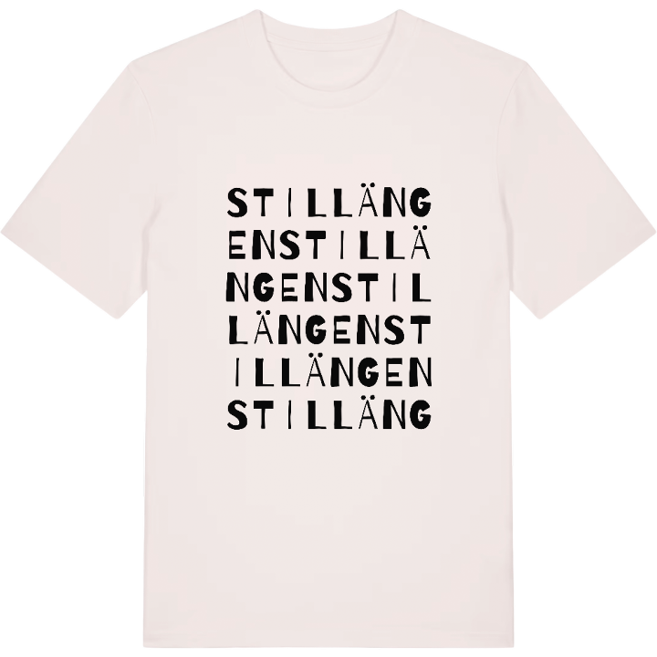 Stillängen ordlek t-shirt – t-shirt från PinShirt