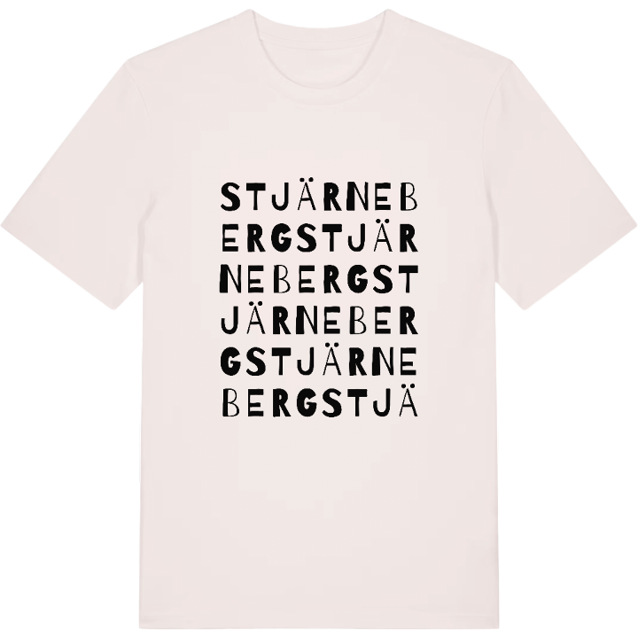 Stjärneberg ordlek t-shirt – t-shirt från PinShirt