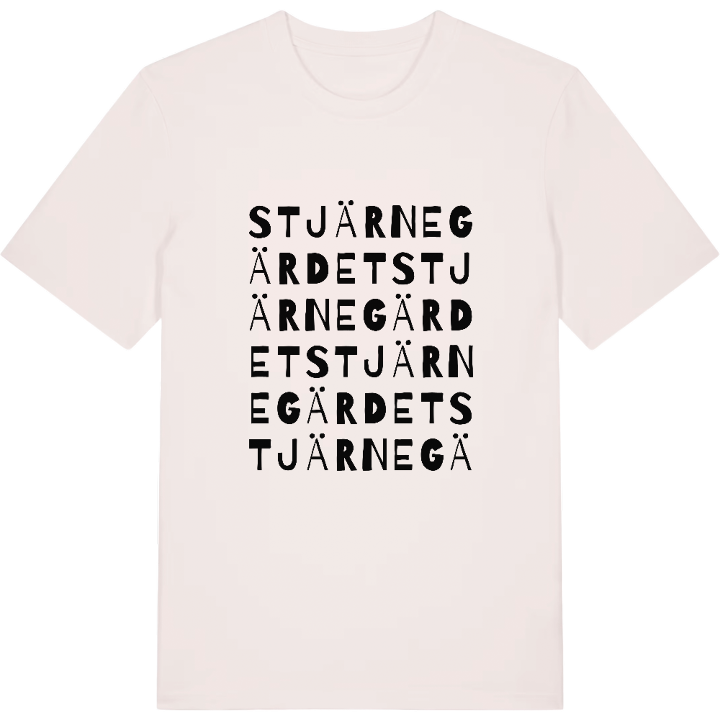 Stjärnegärdet ordlek t-shirt – t-shirt från PinShirt