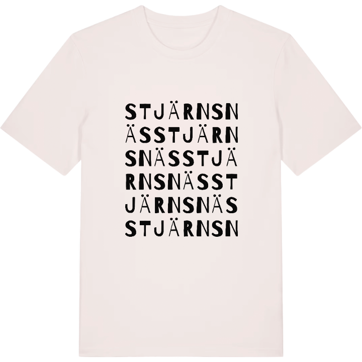 Stjärnsnäs ordlek t-shirt – t-shirt från PinShirt