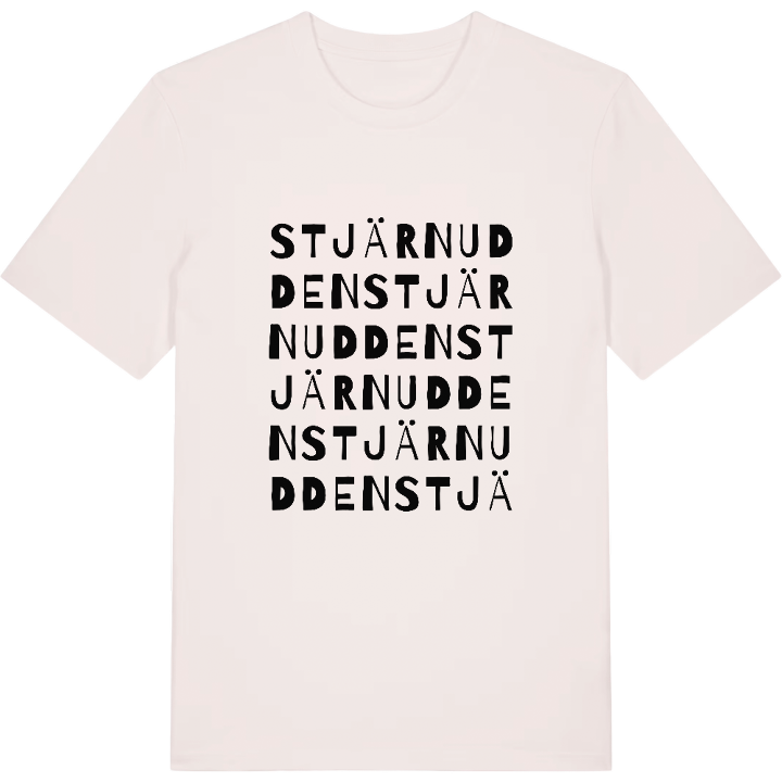 Stjärnudden ordlek t-shirt – t-shirt från PinShirt