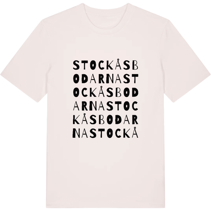 Stockåsbodarna ordlek t-shirt – t-shirt från PinShirt