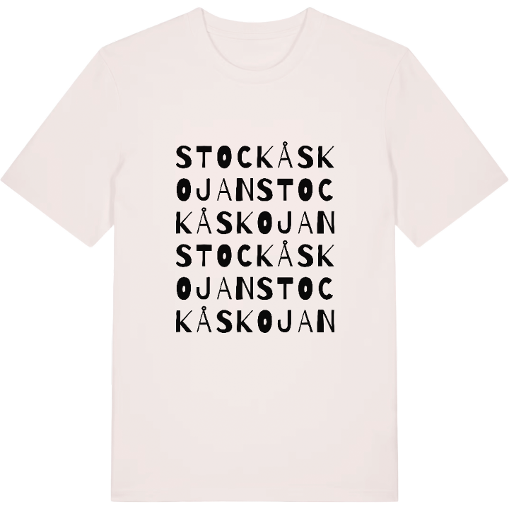 Stockåskojan ordlek t-shirt – t-shirt från PinShirt