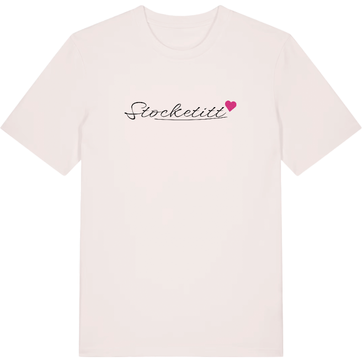 Stocketitt hjärta t-shirt – t-shirt från PinShirt