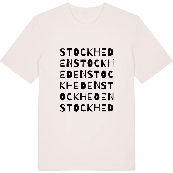 Stockheden ordlek t-shirt – t-shirt från PinShirt