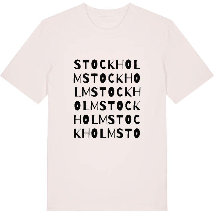 Stockholm ordlek t-shirt – t-shirt från PinShirt