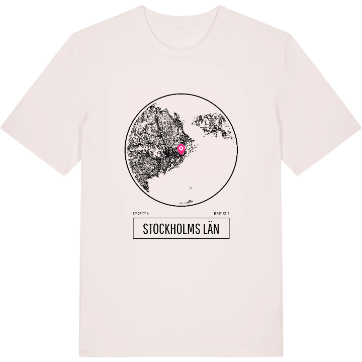 Stockholms län t-shirt – t-shirt från PinShirt