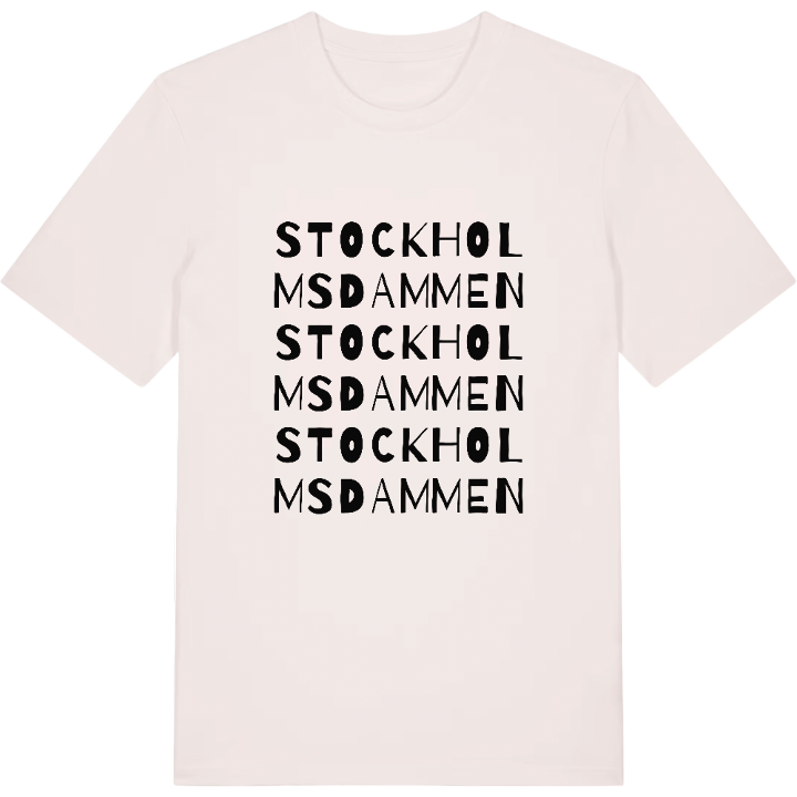 Stockholmsdammen ordlek t-shirt – t-shirt från PinShirt