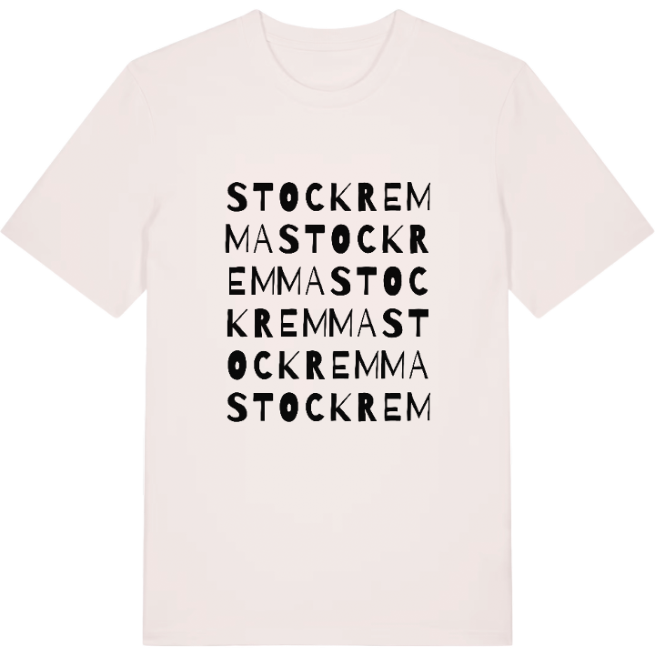 Stockremma ordlek t-shirt – t-shirt från PinShirt
