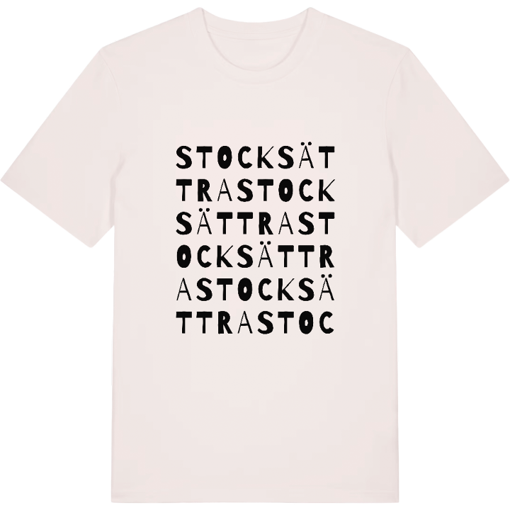 Stocksättra ordlek t-shirt – t-shirt från PinShirt