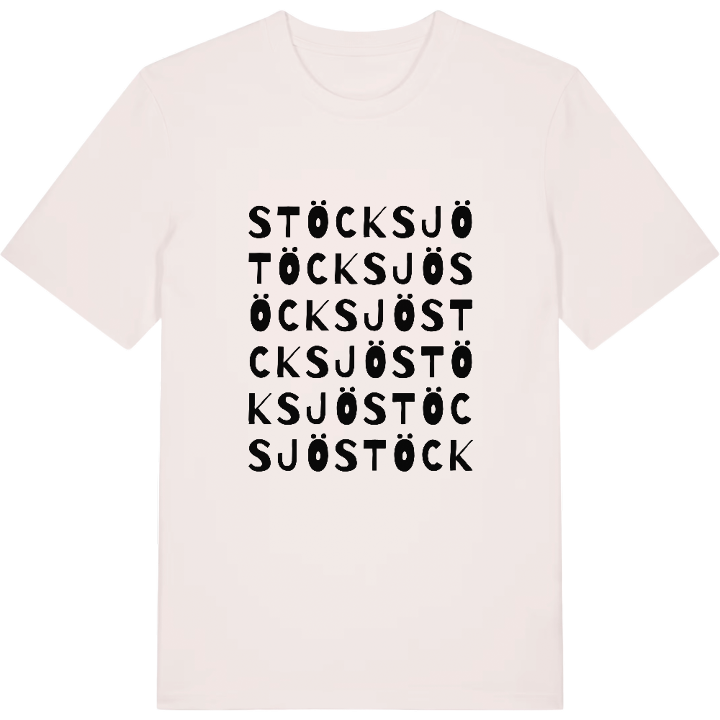 Stöcksjö ordlek t-shirt – t-shirt från PinShirt