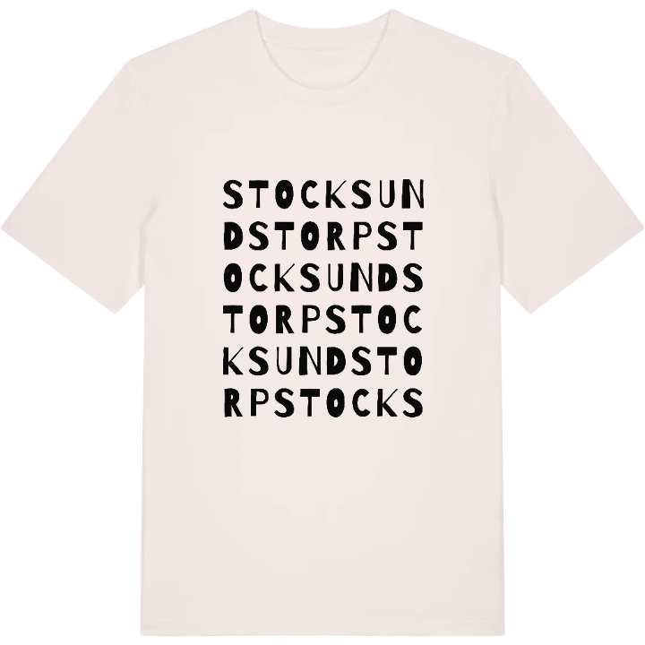 Stocksundstorp ordlek t-shirt – t-shirt från PinShirt