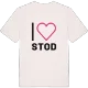 Jag älskar Stod t-shirt stort tryck