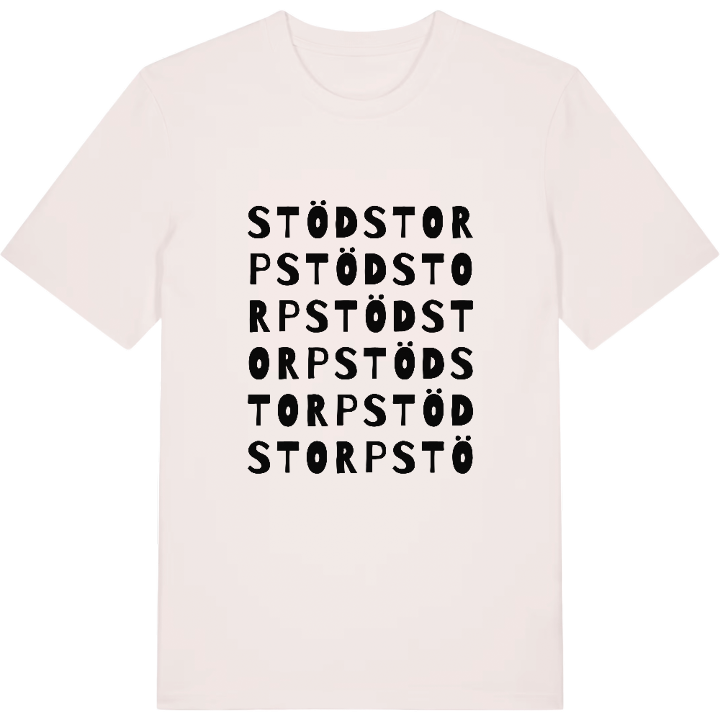 Stödstorp ordlek t-shirt – t-shirt från PinShirt