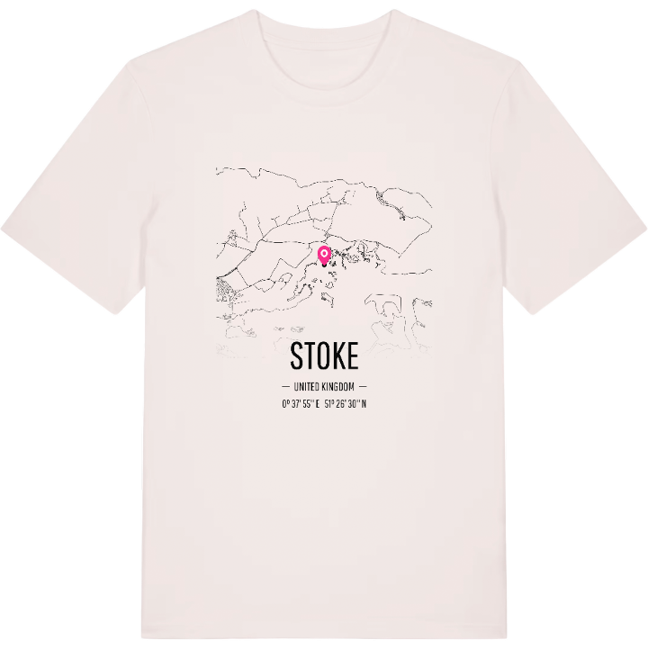 Stoke karta t-shirt – t-shirt från PinShirt
