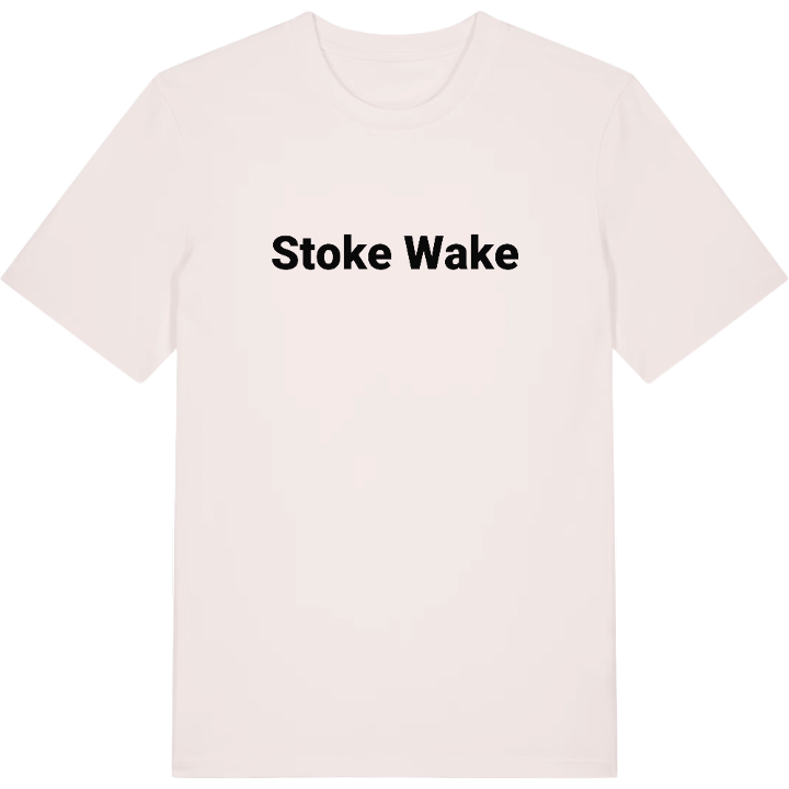 Stoke Wake fetstil t-shirt – t-shirt från PinShirt