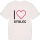 Jag älskar Stolec t-shirt stort tryck