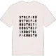 Stolparöd ordlek t-shirt
