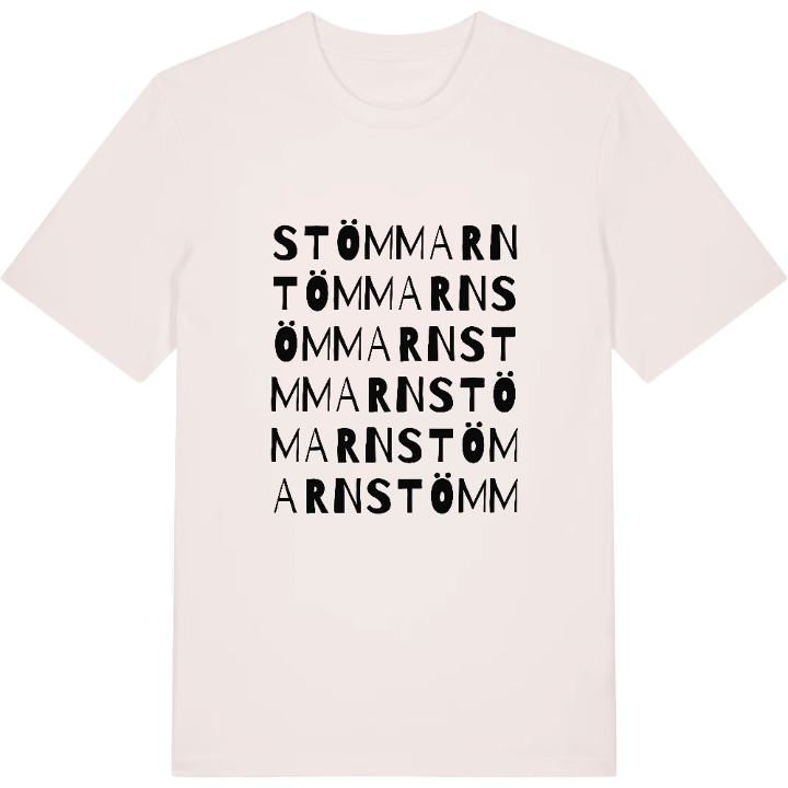 Stömmarn ordlek t-shirt – t-shirt från PinShirt