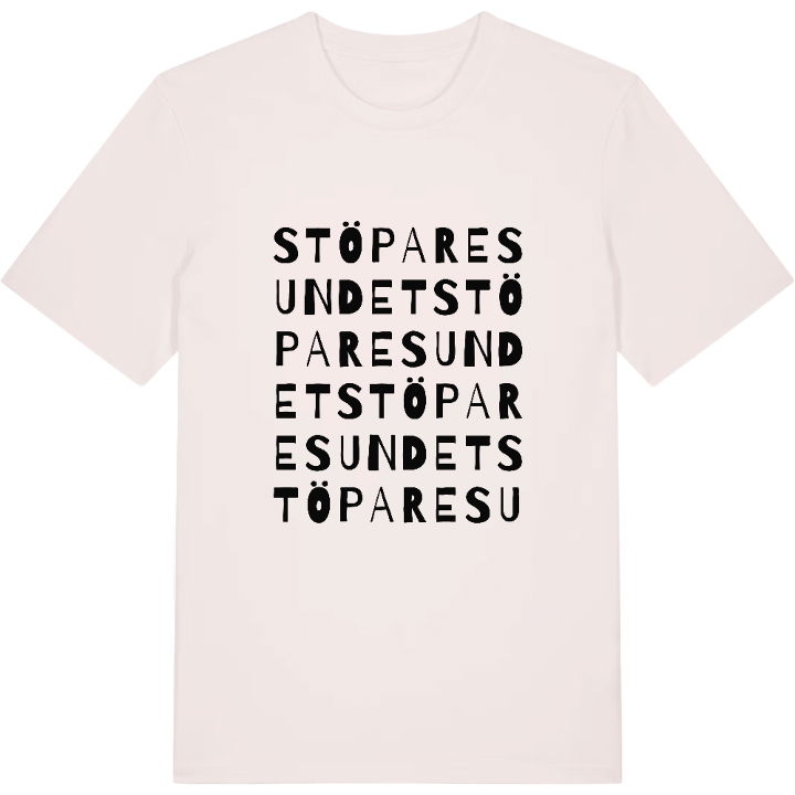 Stöparesundet ordlek t-shirt – t-shirt från PinShirt