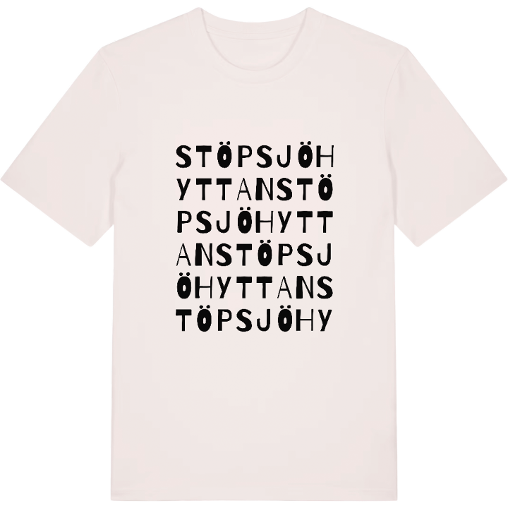 Stöpsjöhyttan ordlek t-shirt – t-shirt från PinShirt
