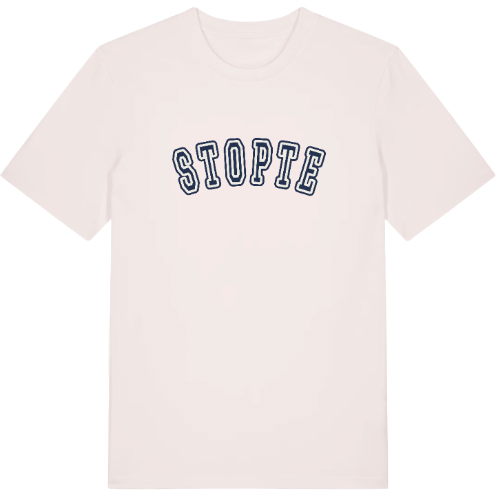 Stopte college t-shirt – t-shirt från PinShirt