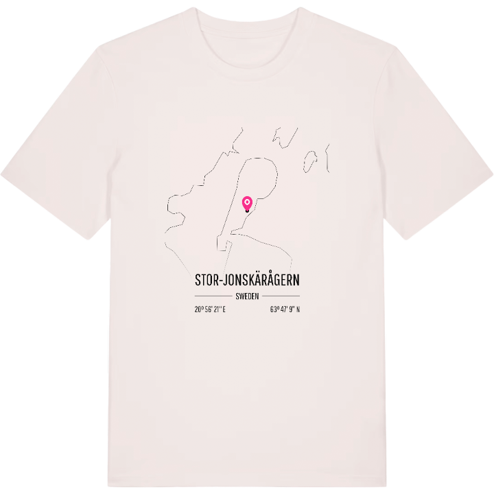 Stor-Jonskärågern karta t-shirt – t-shirt från PinShirt