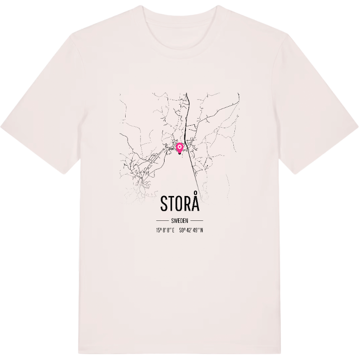 Storå karta t-shirt – t-shirt från PinShirt