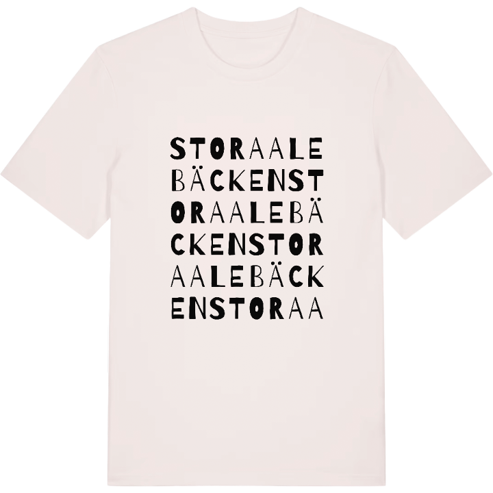 Stora Alebäcken ordlek t-shirt – t-shirt från PinShirt