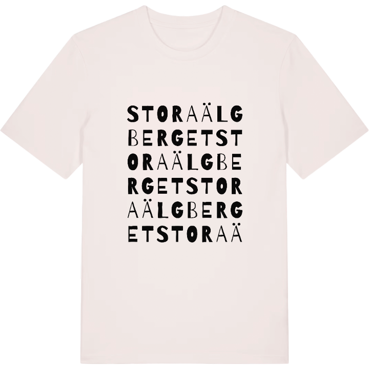 Stora Älgberget ordlek t-shirt – t-shirt från PinShirt
