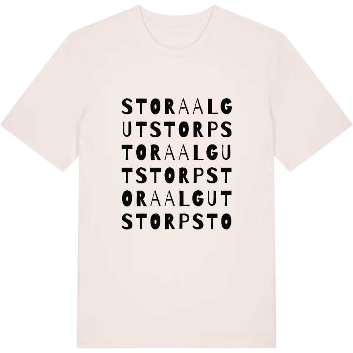 Stora Algutstorp ordlek t-shirt – t-shirt från PinShirt