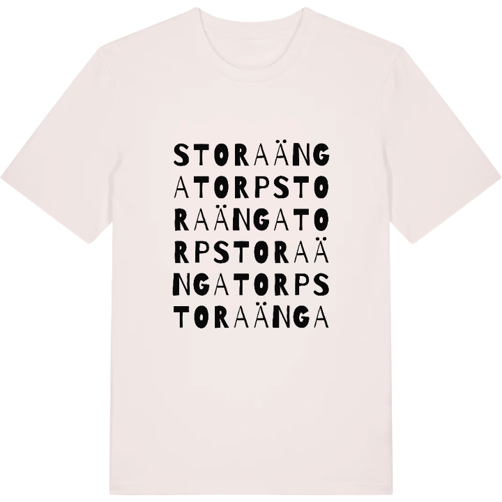 Stora Ängatorp ordlek t-shirt – t-shirt från PinShirt